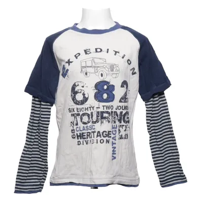 Långärmad t-shirt (Blå, Vit) från Urban Bomull