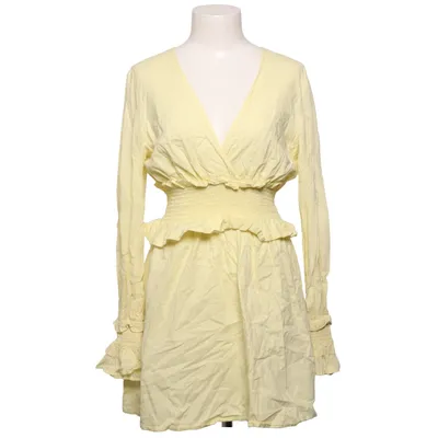 Dress (Smocked Detailed Mini Dress) from Julia Wieniawa x NA-KD Cotton