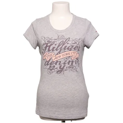 T-shirt (Grijs) van Tommy Hilfiger Denim Katoen, Polyester