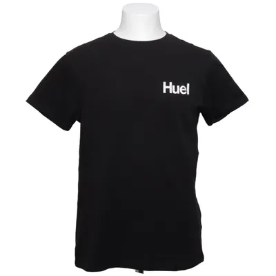 T-shirt (Noir) de Huel Coton, Élasthane