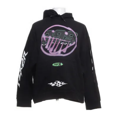 Capuchon sweater (Zwart) van Weekday Katoen, Elastaan