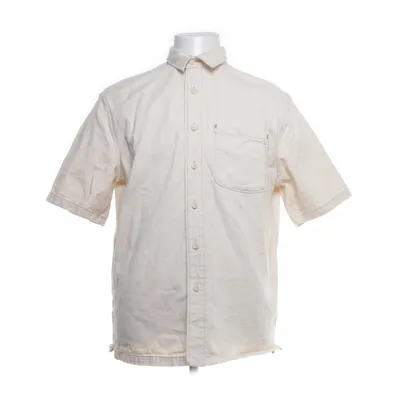 Korte mouwen shirt (Beige) van Mango Man Katoen