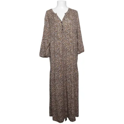 Maxi dress (Multicolored, White, Beige) from Gina Elastane, Lyocell
