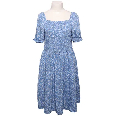 Klänning (Blå, Vit) från Seaside Polyester