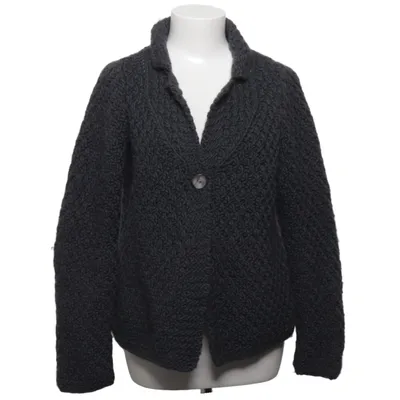Strickjacke (Grau) von Anna Holtblad Wolle