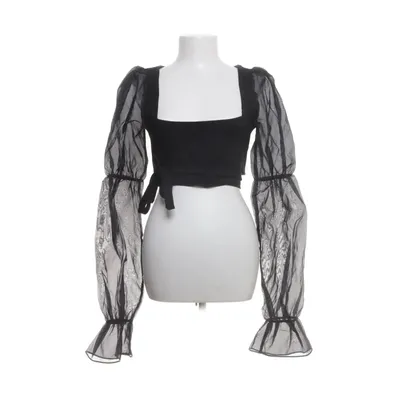 Crop top (Svart) från NA-KD Elastan, Polyester, Viskos