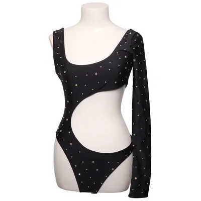 Swimsuit (Black, Multicolored) from Alessandra Rich Elastane, Polyamide