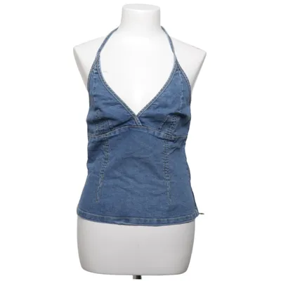 Haut dos-nu (Bleu) de Hennes Coton, Élasthane, Polyester