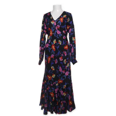 Maxi jurk (Zwart, Meerkleurig) van Diane von Furstenberg Elastaan, Zijde, Viscose