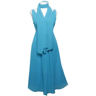Evening gown (Blue) from Party Line Polyester
