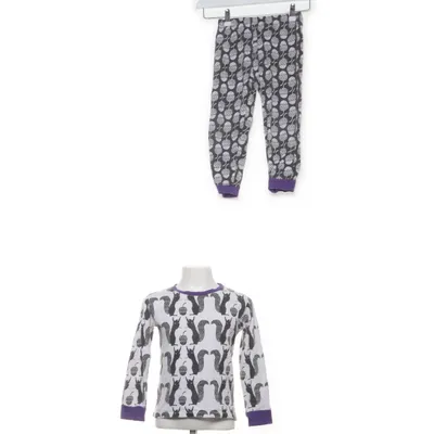 Pyjamas (Vit, Svart, Lila) från Libero Bomull