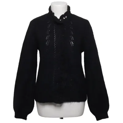 Cardigan (Zwart) van La Maille Sézane Elastaan, Merinowol, Mohair, Polyamide