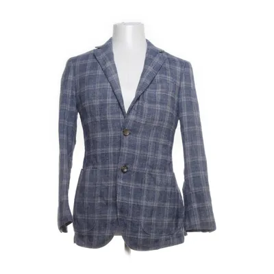 Blazer (Blå, Beige) fra Suitsupply Cupro, Linned, Polyester, Silke, Uld, Viscose