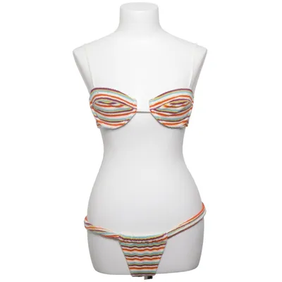 Bikini (Weiß, Mehrfarbig) von Triangl Baumwolle, Elasthan, Polyester