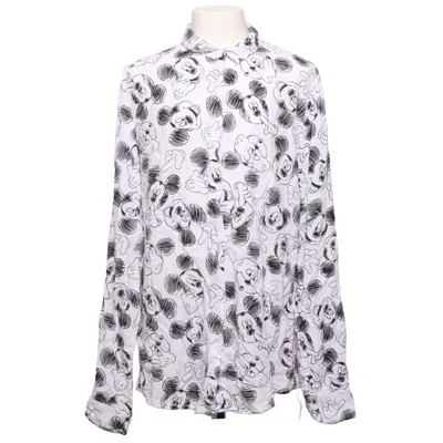 Shirt (White, Black) from Disney Mickey Mouse Viscose