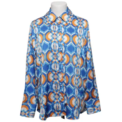 Blouse (Bleu, Orange, Multicolore) de Amisu Élasthane, Polyester