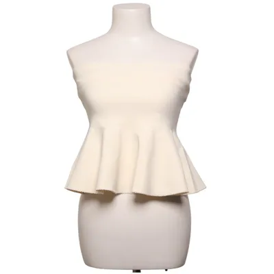 Tube top (White) from La Maille Sézane Elastane, Polyamide, Polyester, Viscose