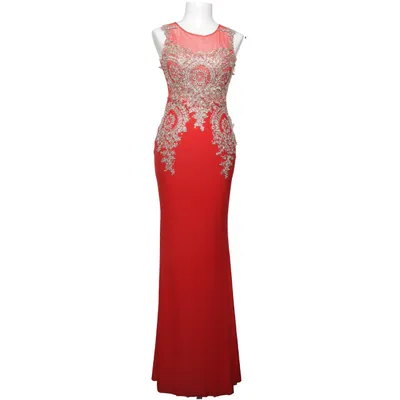 Evening gown (Red) from Eva & Lola Elastane, Polyester