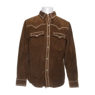 Leren blazer (Bruin) Leer