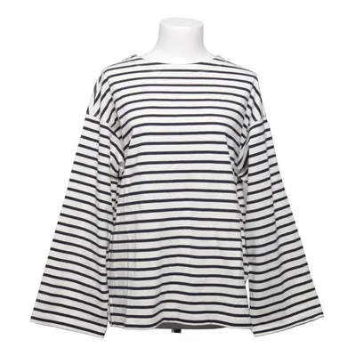 Long sleeve T-shirt (Black, White) from Arket Cotton