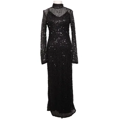 Robe de soirée (Noir) de H&M Edition Élasthane, Fibre métallique, Polyamide, Polyester