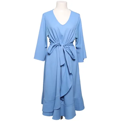 Omlottklänning (Blå) från Ellos Elastan, Polyester