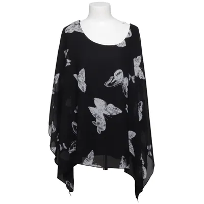 Top (Black, White) from Emily Polyester