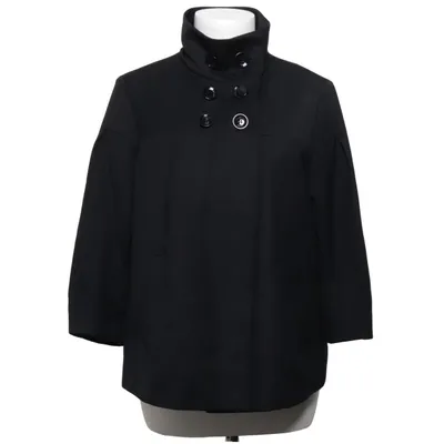Pea coat (Black) from ESPRIT Collection Acetate, Polyester, Viscose