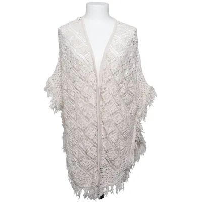 Cardigan (White) from More & More Cotton, Polyester
