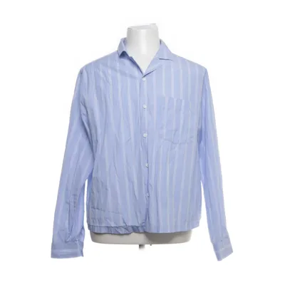 Shirt (Blue, White) from ASOS Design Cotton, Polyester