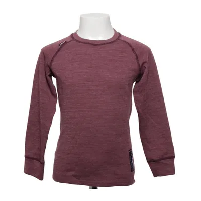 Haut thermique (Rouge) de Merino Laine de mouton, Polyamide, Polyester