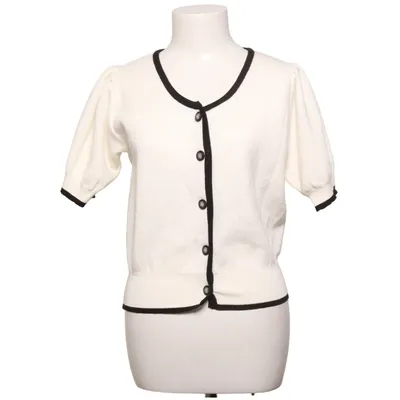 Cardigan (White, Black) from Dunst Cotton, Polyester