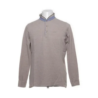 Henley shirt (Beige, Blue) from Walbusch Cotton