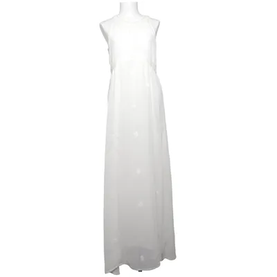 Långklänning (Vit) från Zara Basic Polyester