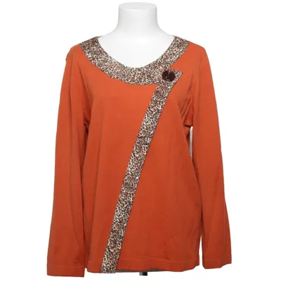 Pull-over (Orange, Marron) de Cashmasoft Acrylique