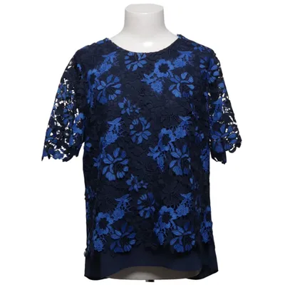 Top (Blå, Sort) fra T Tahari Polyester