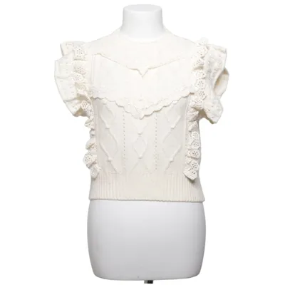 Spencer (Wit) van Mango Acryl, Polyamide, Polyester