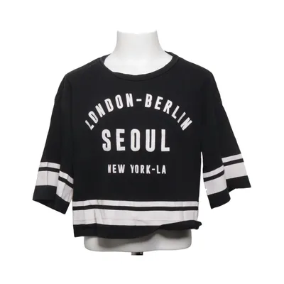 Crop top (Noir) de H&M Kids Coton