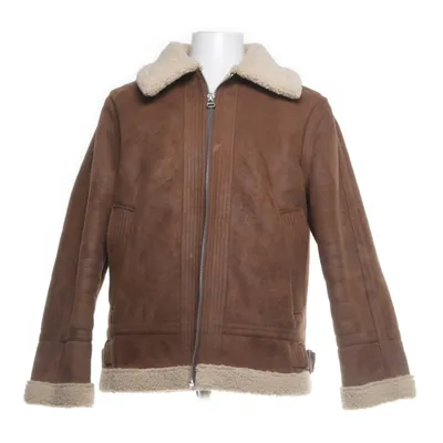 Shearlingjakke (Brun) fra Topman Polyester, Kunstpels, Polyurethan