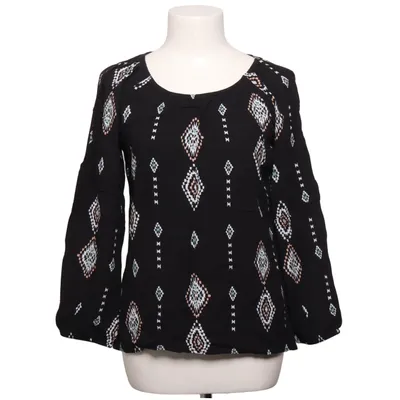 Blouse (Noir, Blanc) de Mat. Viscose