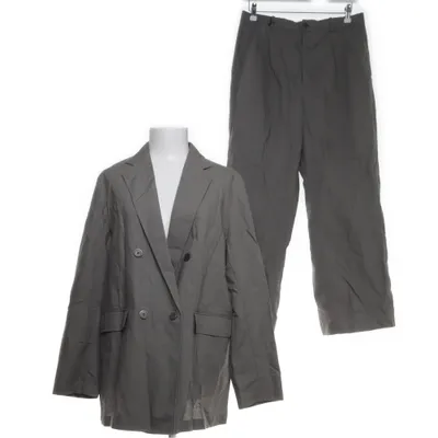 Kostym (Grå) från Uniqlo Bomull, Linne, Polyester, Viskos