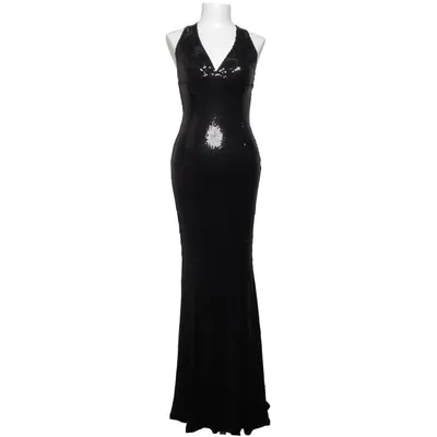 Aftonklänning (Svart, Silverfärgad) Elastan, Polyester