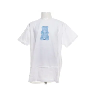 T-shirt (Wit, Blauw) van Fruit of the Loom Katoen