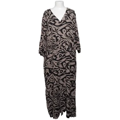 Maxi dress (Beige, Black) from Isolde Cotton, Linen, Viscose