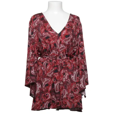 Blus (Röd, Svart, Vit) från Ellos Elastan, Polyester