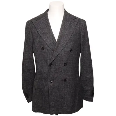 Blazer (Havana Double Breasted Pleated) von Suitsupply Alpakawolle, Cupro, Leinen, Polyester