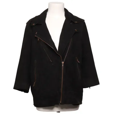 Bikerjacke (Schwarz) von Acne Leder, Viskose