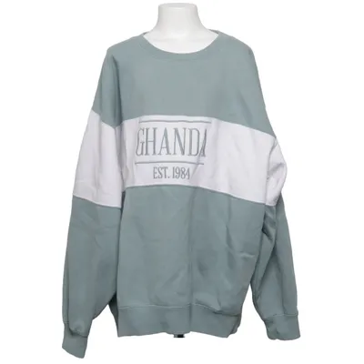 Collegetröja (Blå, Vit) från Ghanda Bomull, Polyester