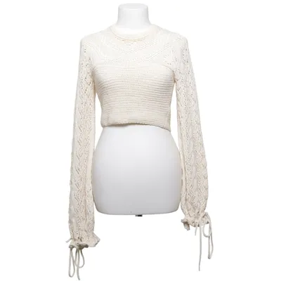 Trui (Wit) van Zara Katoen, Polyester