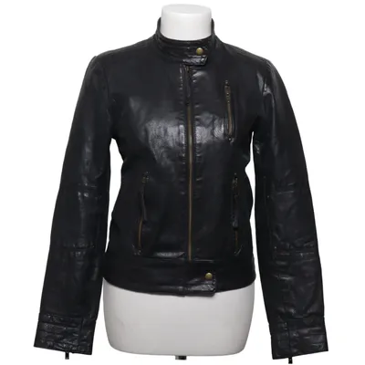 Läderjacka (Svart) från Gina Tricot Skinn, Polyester